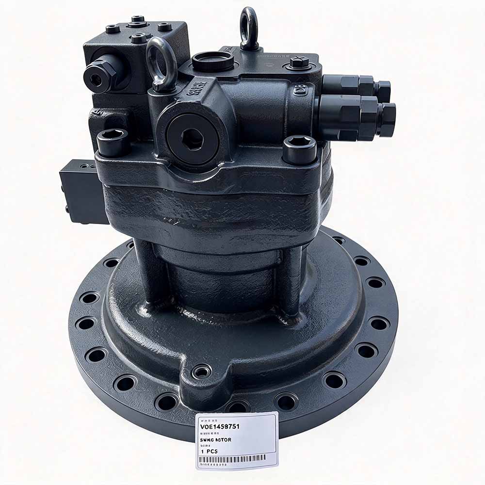 Volvo-EC290B-replacement-swing-motor-14598751-pinion-gear-close-up