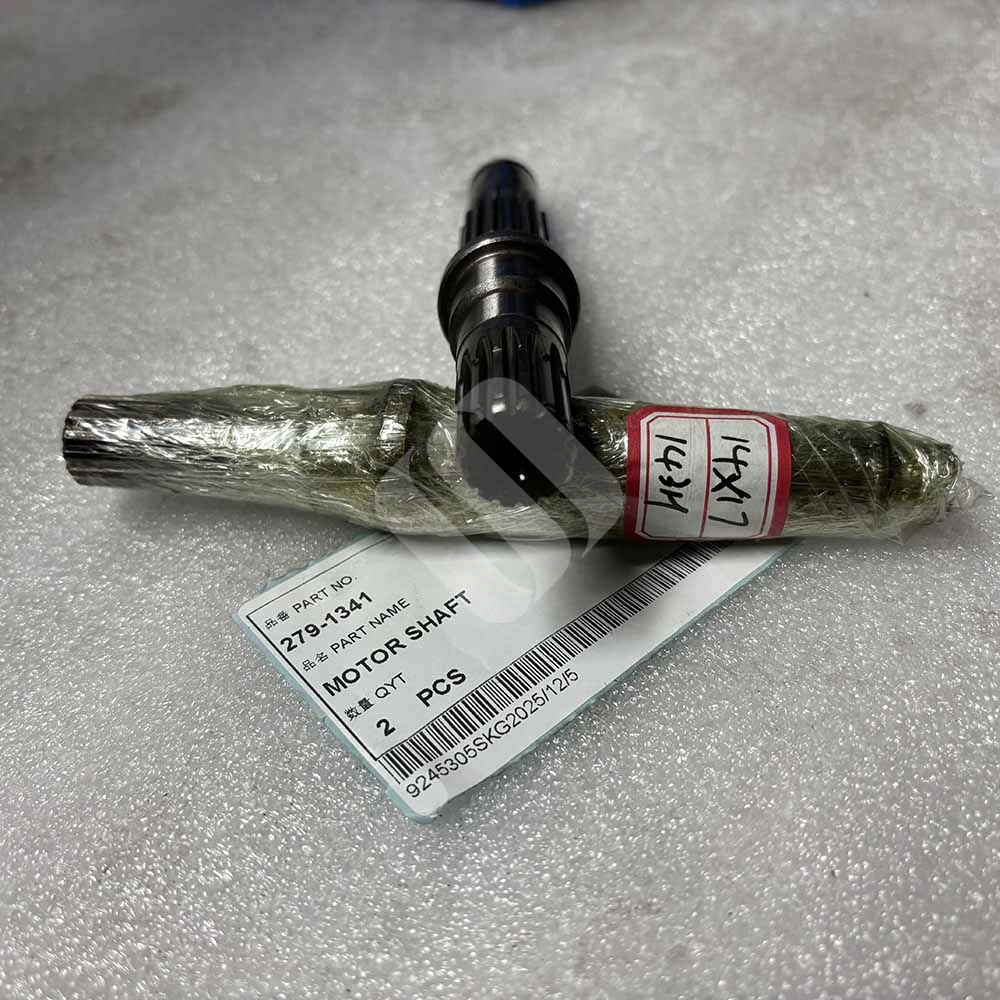 279-1341 Motor Shaft Compatible with Caterpillar 304C CR, 305C CR & 305.5 Mini Excavators 279-1341 motor shaft for Caterpillar 305.5 compact excavator
