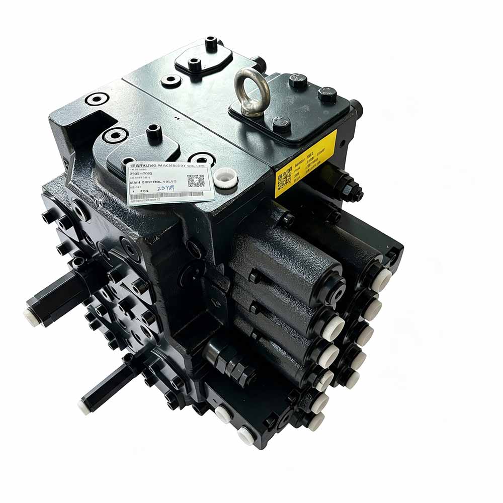 Genuine 31Q8-17002 Main Control Valve for Hyundai R290LC-9 & R300LC-9A Heavy-duty black industrial hydraulic main control valve for machinery