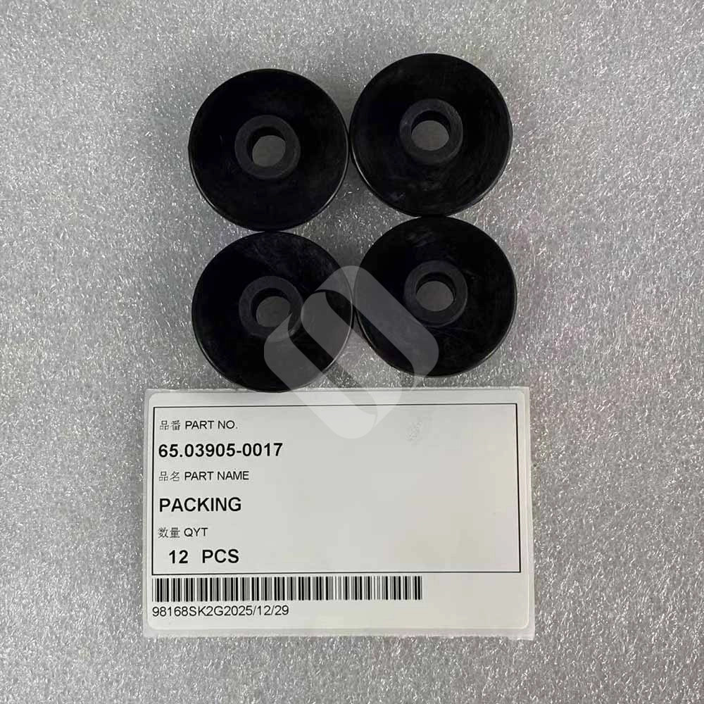 Packing 65.03905-0017 for Doosan Daewoo MEGA MEGA300 SOLAR Construction Machinery Spare Parts Packing 65.03905-0017 for Doosan Construction Machinery