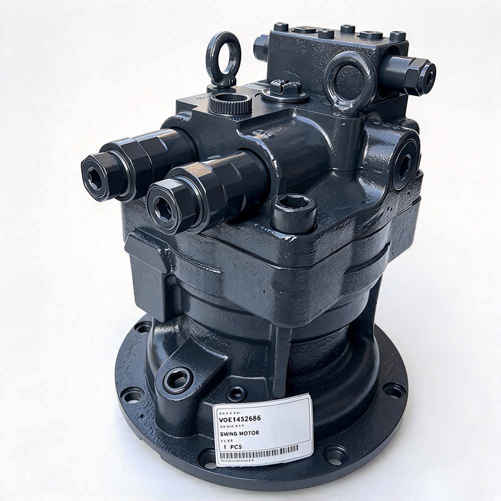 Genuine-Volvo-VOE14552686-slewing-motor-and-gearbox-side-view