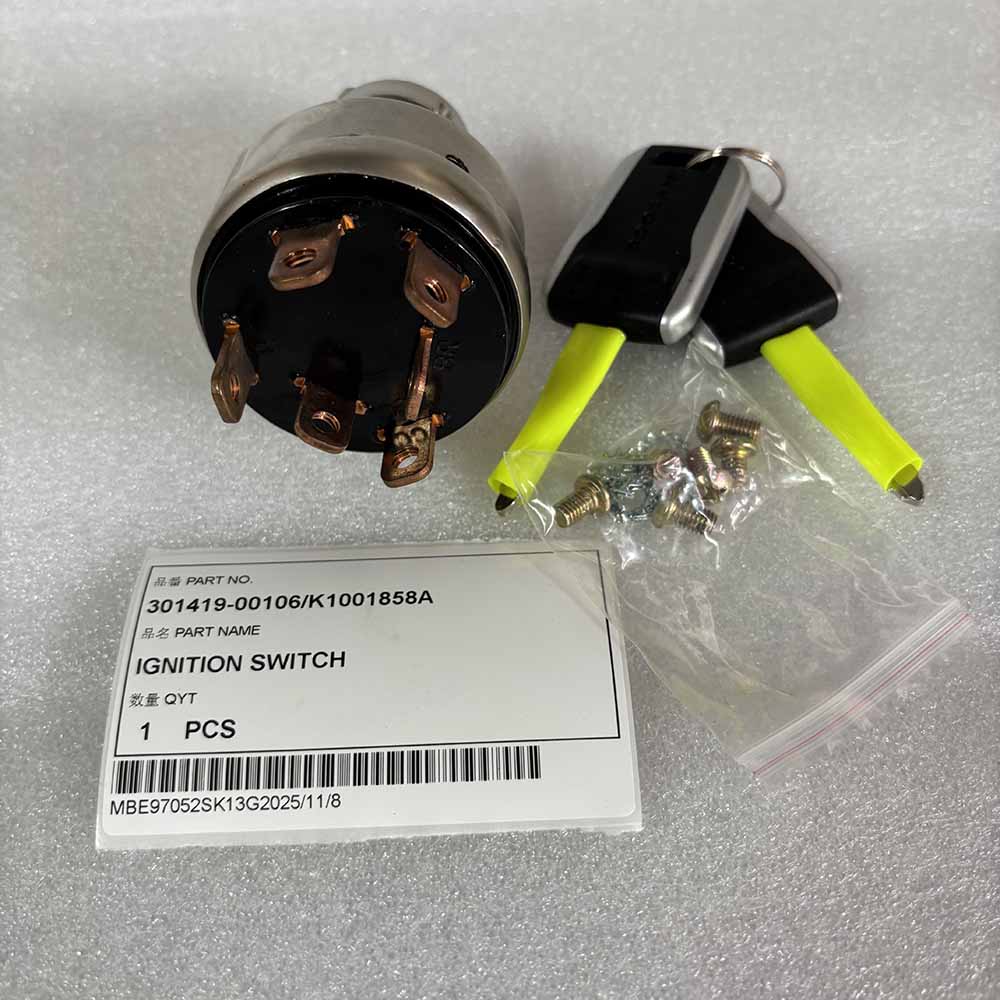 Caterpillar EXCAVATOR PARTS MADE IN CHINA NEW DL200 DL250 DL300 DL400 DL500 301419-00106 K1001858A IGNITION SWITCH SPARKLING MACHINERY