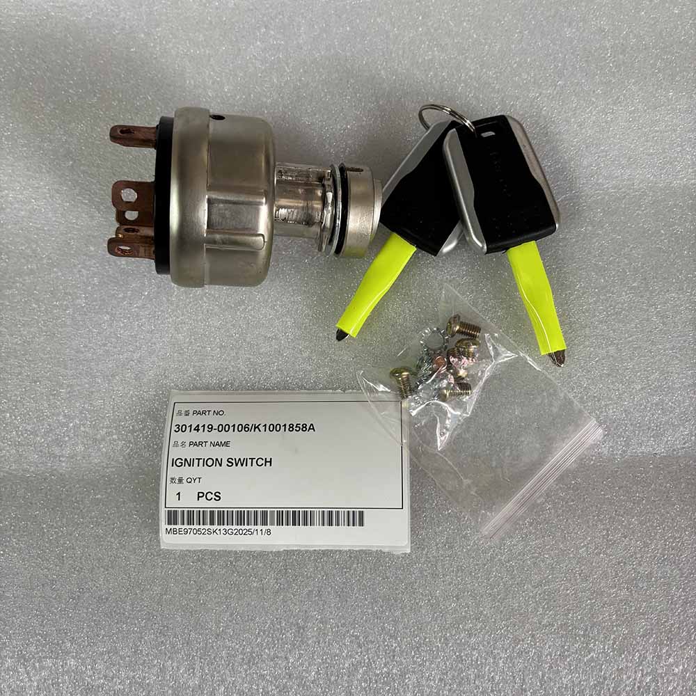 Caterpillar EXCAVATOR PARTS MADE IN CHINA NEW DL200 DL250 DL300 DL400 DL500 301419-00106 K1001858A IGNITION SWITCH SPARKLING MACHINERY