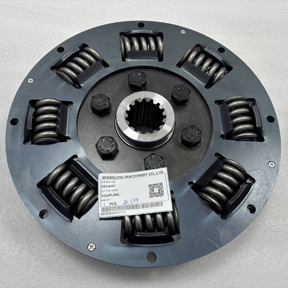 Caterpillar 310-9497, CA3109497 coupling, 3109497 flexible coupling, CAT C9.3 engine parts, CAT C13 coupling, CAT 336E excavator parts, 345D power unit coupling, CAT 568FMLL drive coupling, mobile hydraulic power unit coupling