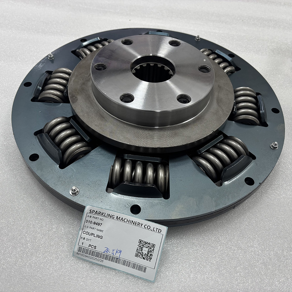 Caterpillar 310-9497, CA3109497 coupling, 3109497 flexible coupling, CAT C9.3 engine parts, CAT C13 coupling, CAT 336E excavator parts, 345D power unit coupling, CAT 568FMLL drive coupling, mobile hydraulic power unit coupling
