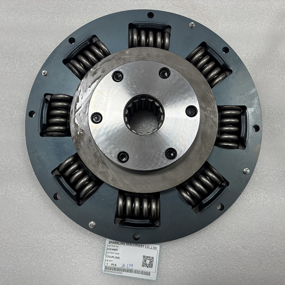 Caterpillar 310-9497, CA3109497 coupling, 3109497 flexible coupling, CAT C9.3 engine parts, CAT C13 coupling, CAT 336E excavator parts, 345D power unit coupling, CAT 568FMLL drive coupling, mobile hydraulic power unit coupling