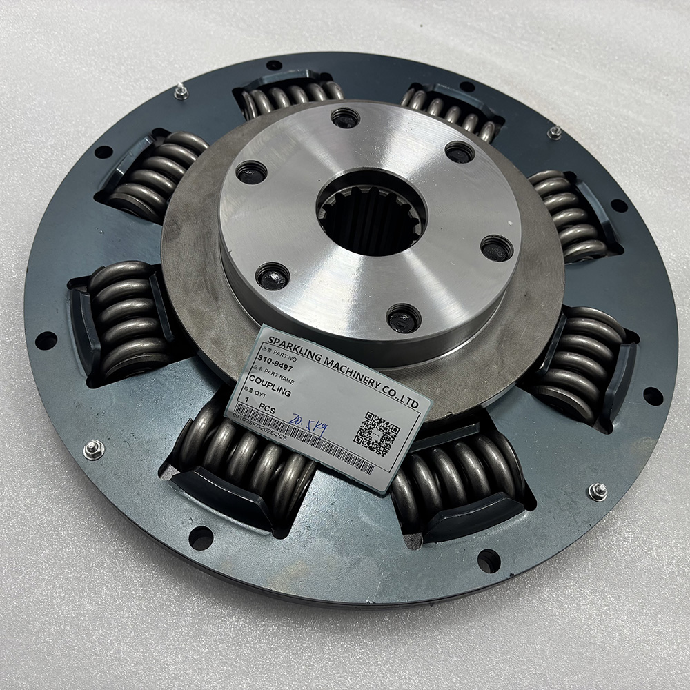 Caterpillar 310-9497, CA3109497 coupling, 3109497 flexible coupling, CAT C9.3 engine parts, CAT C13 coupling, CAT 336E excavator parts, 345D power unit coupling, CAT 568FMLL drive coupling, mobile hydraulic power unit coupling