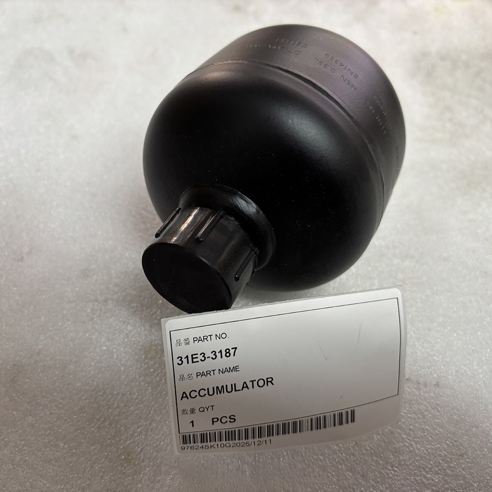 31E3-3187 hydraulic accumulator for excavator hydraulic system