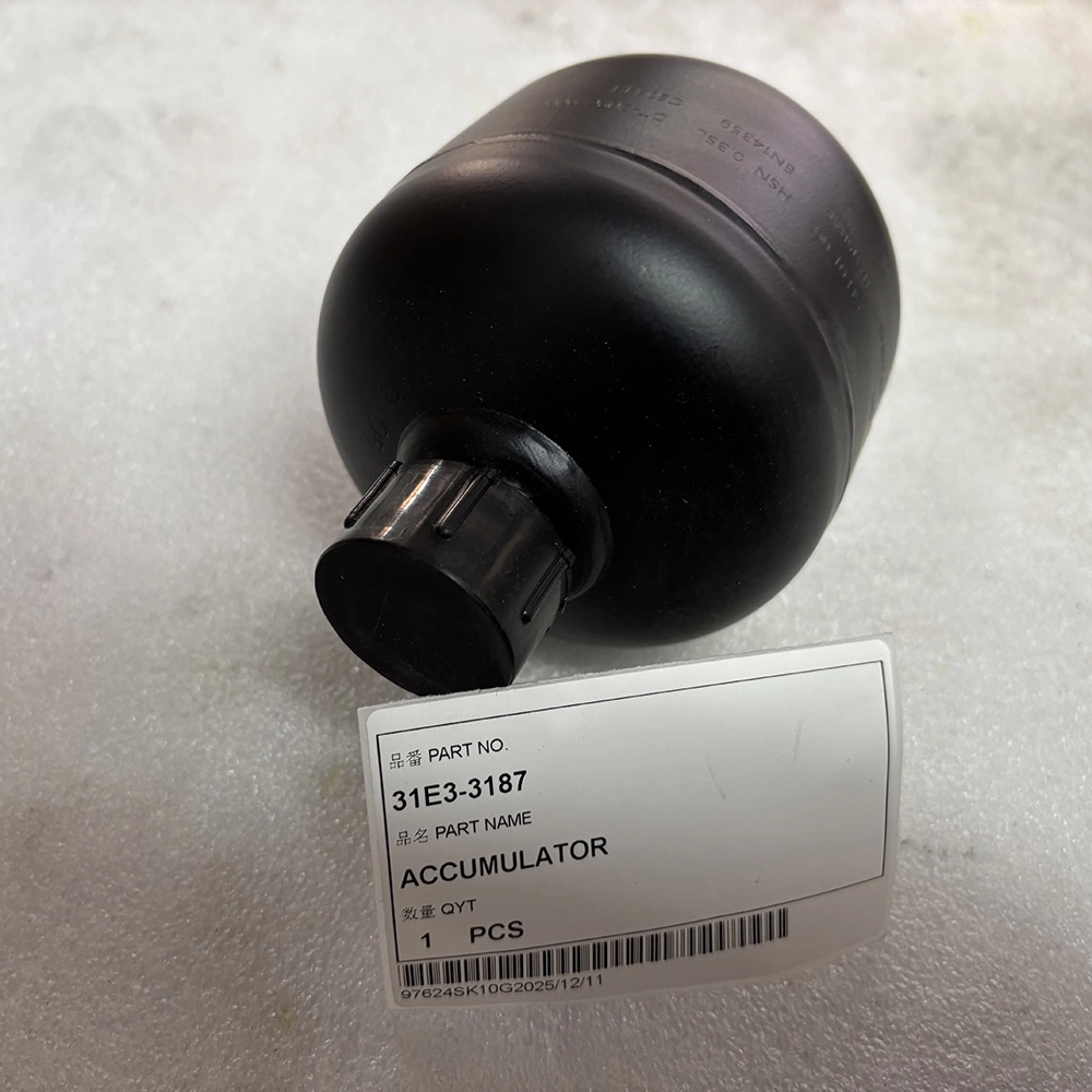 31E3-3187 hydraulic accumulator for excavator hydraulic system