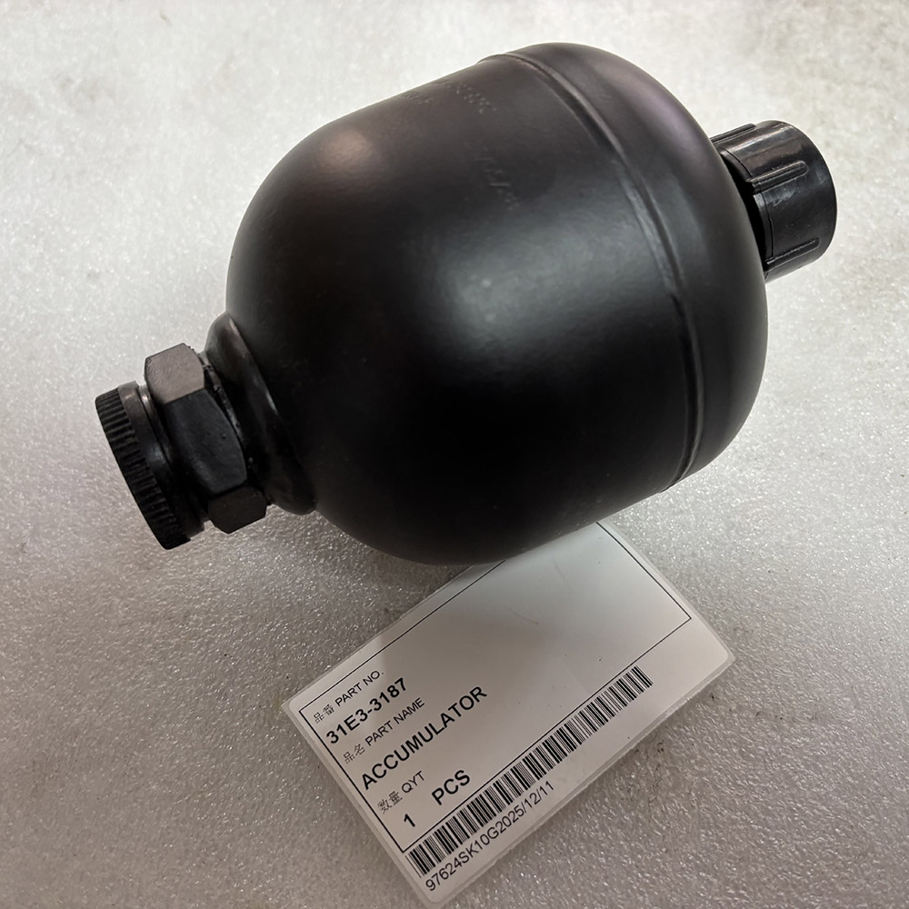 31E3-3187 hydraulic accumulator for excavator hydraulic system