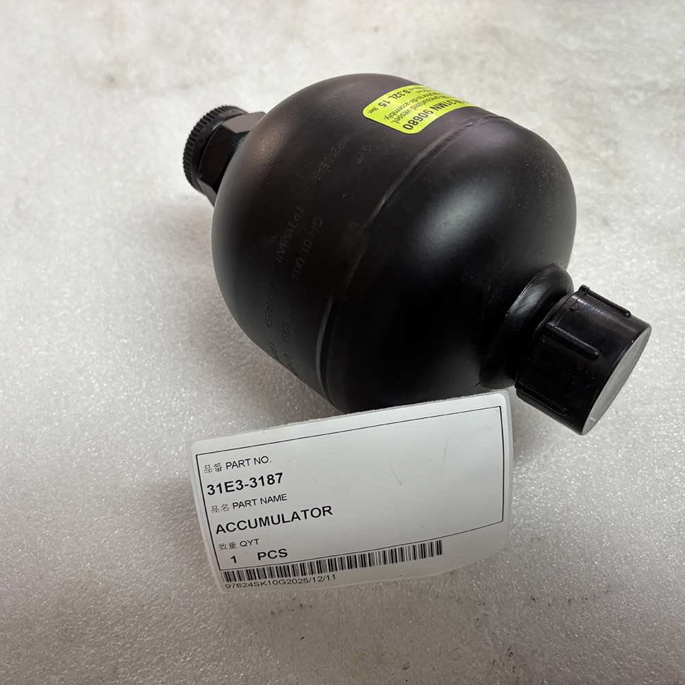31E3-3187 hydraulic accumulator for excavator hydraulic system