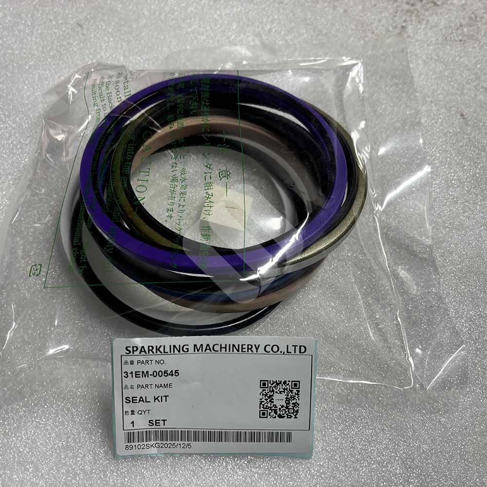 31EM-00545 Seal Kit Compatible with Hyundai Wheel Excavators R140W-7 R140W-7A R140W-9 R170W-9 HW140 Hydraulic Repair Seal Kit Hyundai R140W-7 R140W-7A Hydraulic Seal Kit