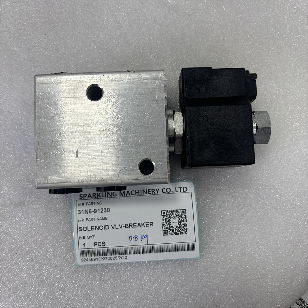 R110-7 R140LC9 R140W7 R170W7A R160LC9 R180LC9 R250LC-9 31N6-91230 27V DC 21W SOLENOID VLV-BREAKER ORIGINAL