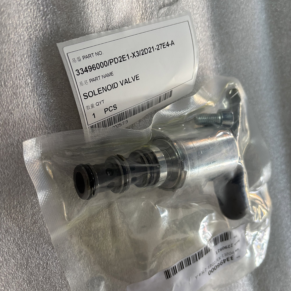 Excavator Spare Parts 27 VDC 33496000 PD2E1-X3 2D21-27E4-Ak SOLENOID VALVE for Liebherr equipment