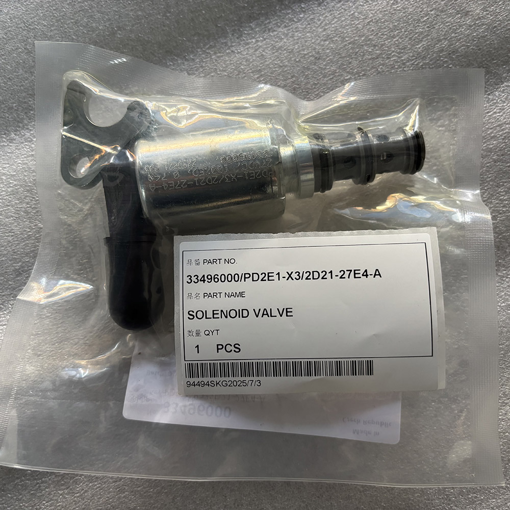 Excavator Spare Parts 27 VDC 33496000 PD2E1-X3 2D21-27E4-Ak SOLENOID VALVE for Liebherr equipment