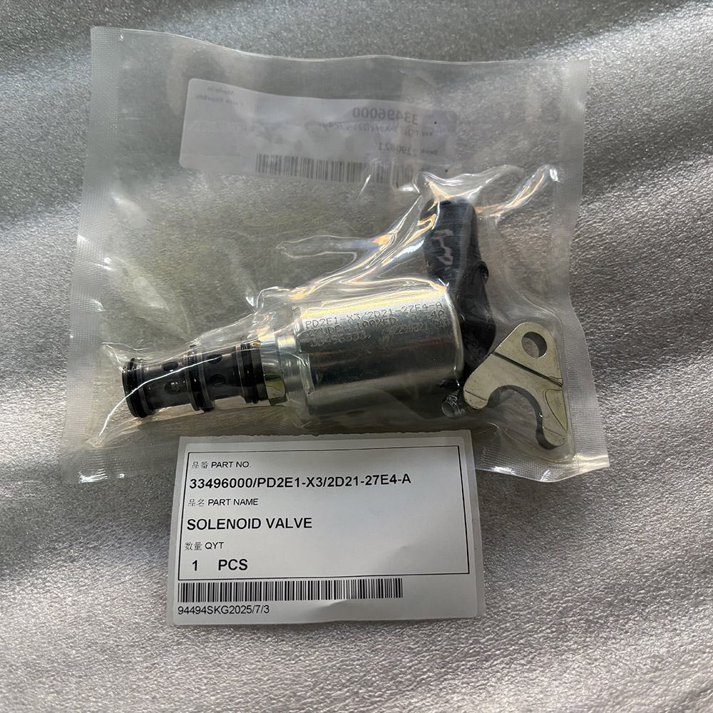 Excavator Spare Parts 27 VDC 33496000 PD2E1-X3 2D21-27E4-Ak SOLENOID VALVE for Liebherr equipment