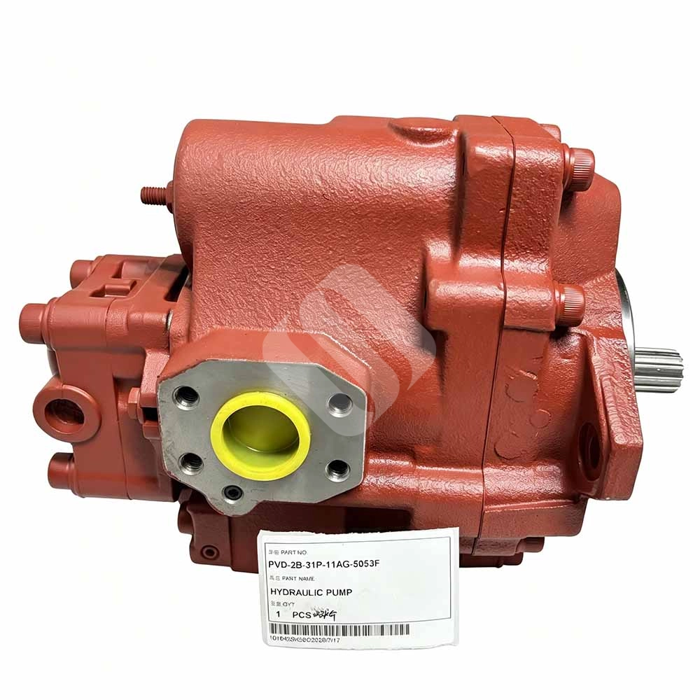 Genuine PVD-2B-31P-11AG-5053F Hydraulic Pump for JCB 8030 & JS8030 Genuine-PVD-2B-31P-11AG-5053F-hydraulic-pump-JCB-JS8030-side-view
