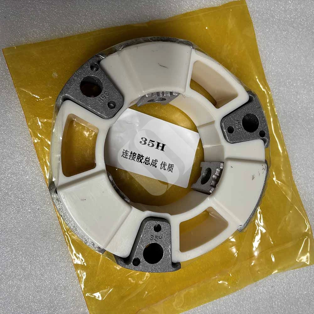 35H Hydraulic Pump Drive Rubber Coupling Assembly for Kato HD450, HD510 Kato-HD450-crawler-excavator-compatible-35H-engine-drive-coupling