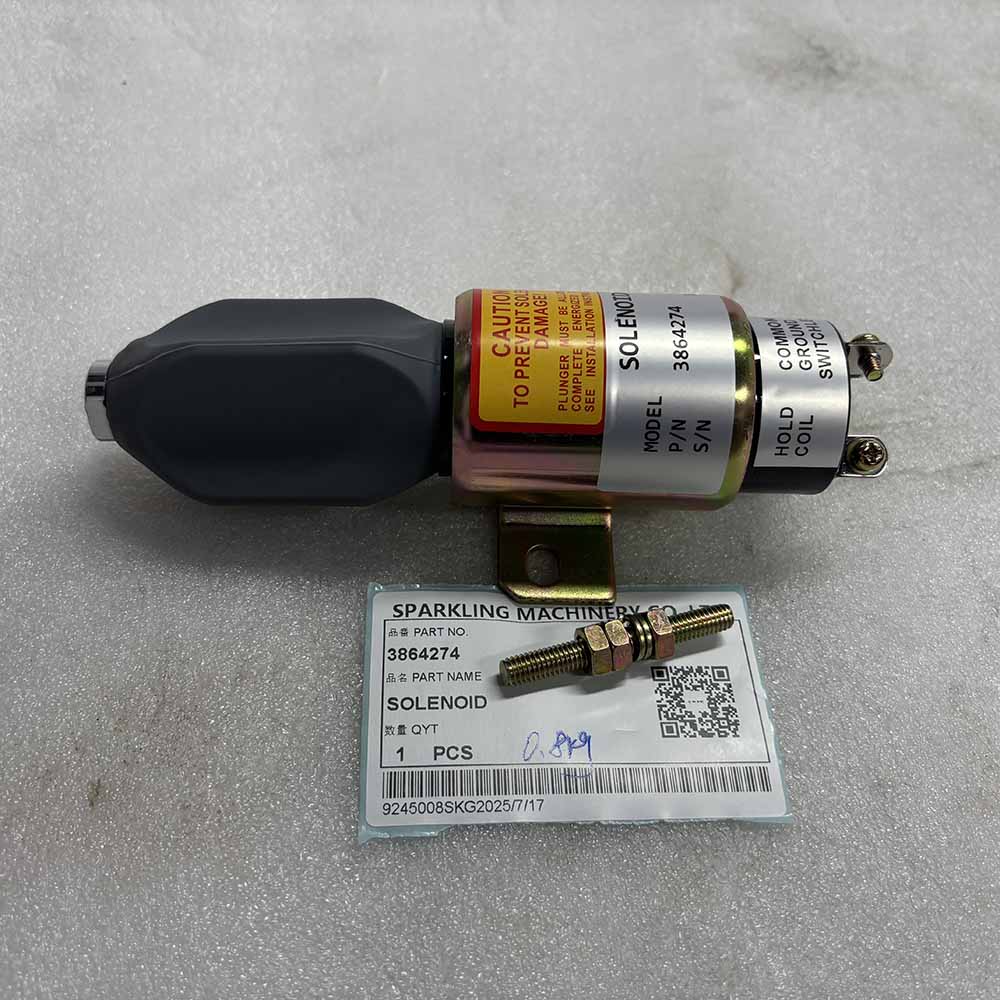 HYUNDAI EXCAVATOR PARTS MADE IN CHINA NEW R140LC-7 R140LC9S R140W7 R140W9S 3864274 SOLENOID SPARKLING MACHINERY