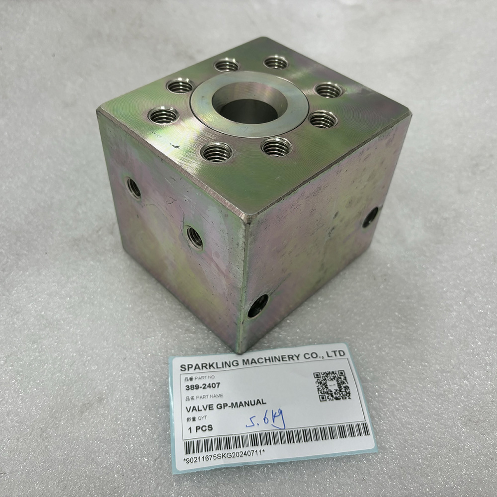 Valve GP‑Manual, 389‑2407, CA3892407, Caterpillar manual valve, Cat excavator auxiliary valve, Cat 323F valve, Cat 320C valve, Cat M325D valve, Cat 355 valve, Cat hydraulic shut‑off valve, OEM Cat valve.