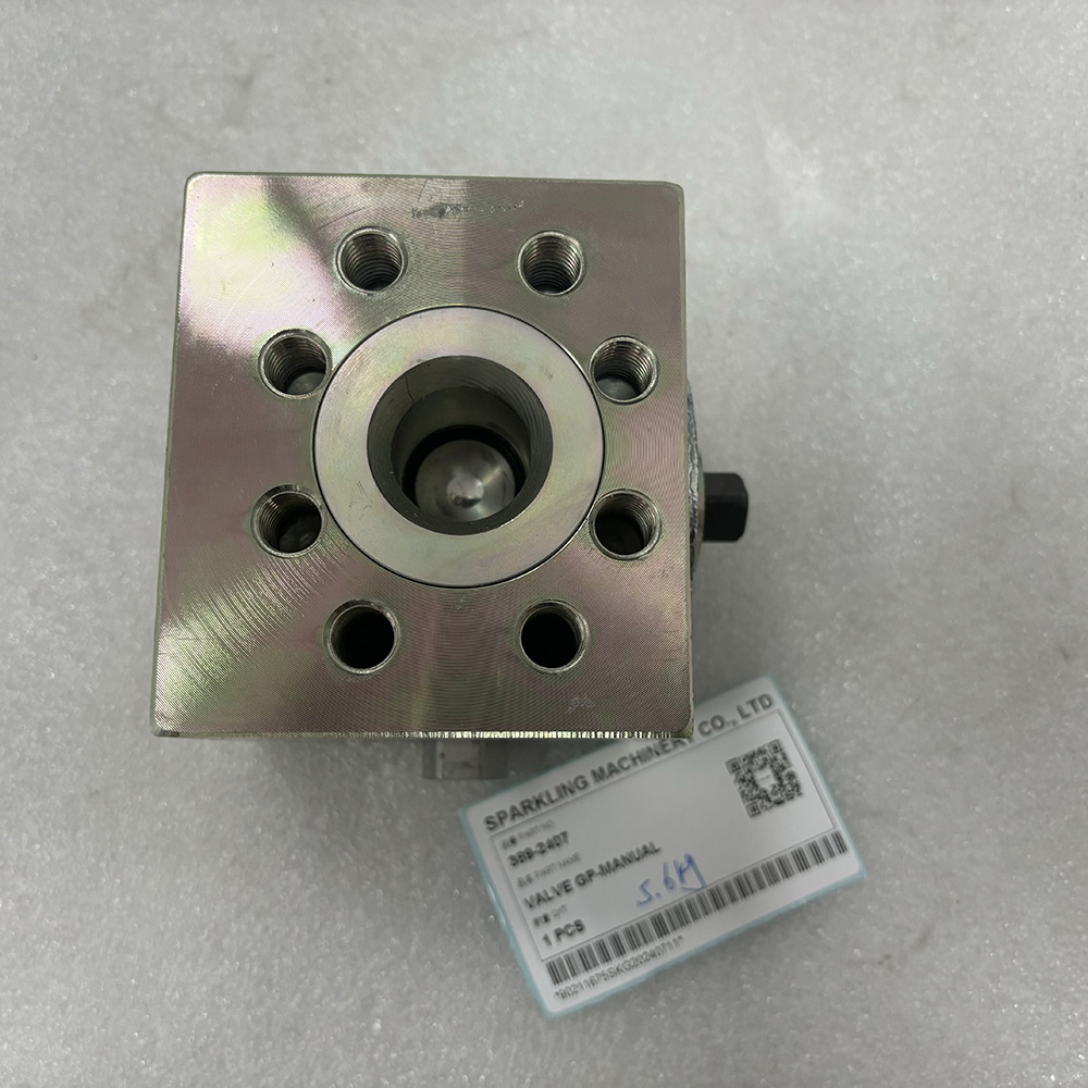 Valve GP‑Manual, 389‑2407, CA3892407, Caterpillar manual valve, Cat excavator auxiliary valve, Cat 323F valve, Cat 320C valve, Cat M325D valve, Cat 355 valve, Cat hydraulic shut‑off valve, OEM Cat valve.