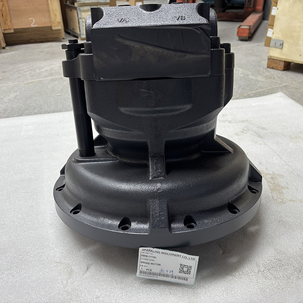 SPARKLING MACHINERY CHINA AFTERMARK 38K9-11100 38K9-10150 SWING MOTOR NEW FOR HYUNDAI EXCAVAOTR R300-9S HX300 R290LC-7 R290LC-9