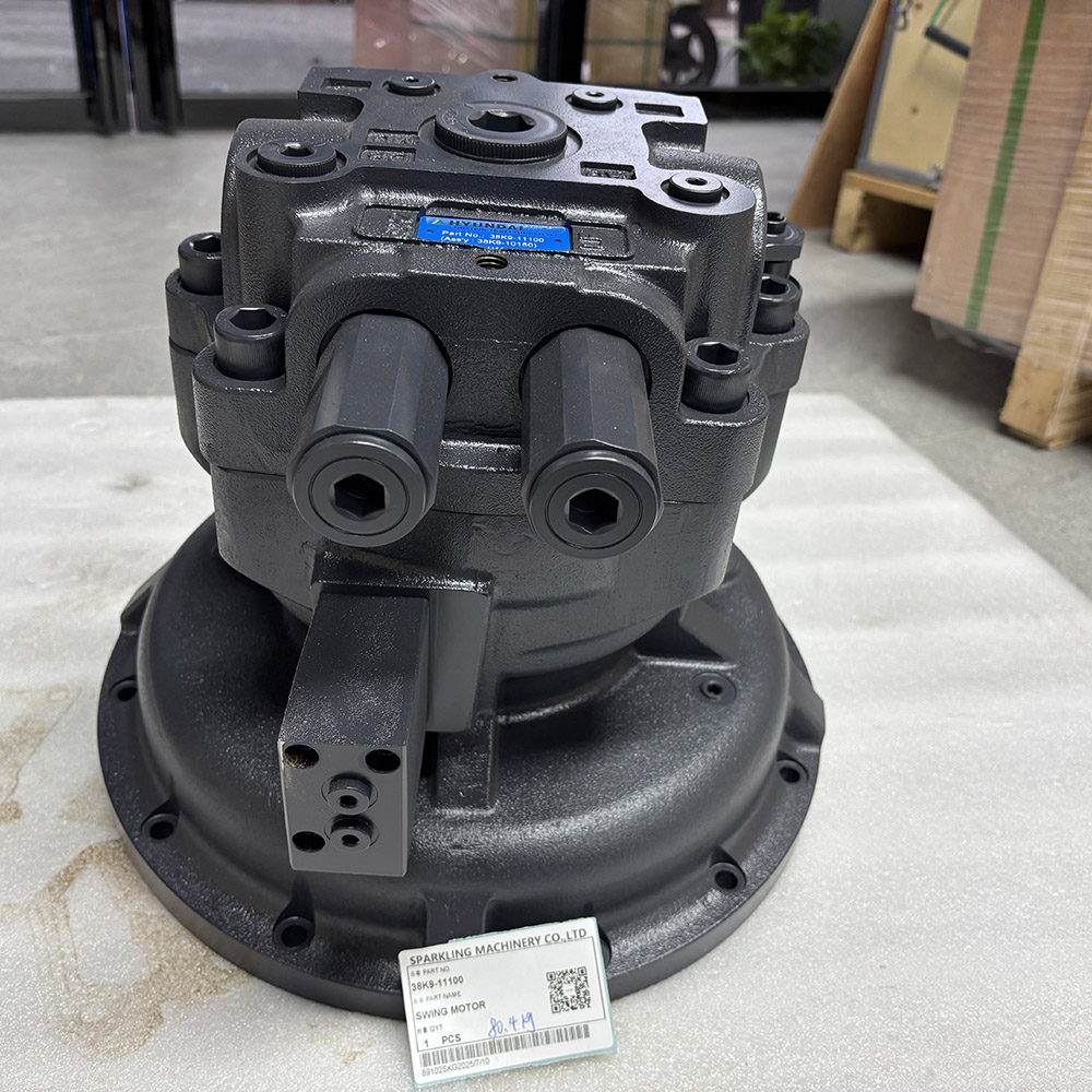 SPARKLING MACHINERY CHINA AFTERMARK 38K9-11100 38K9-10150 SWING MOTOR NEW FOR HYUNDAI EXCAVAOTR R300-9S HX300 R290LC-7 R290LC-9