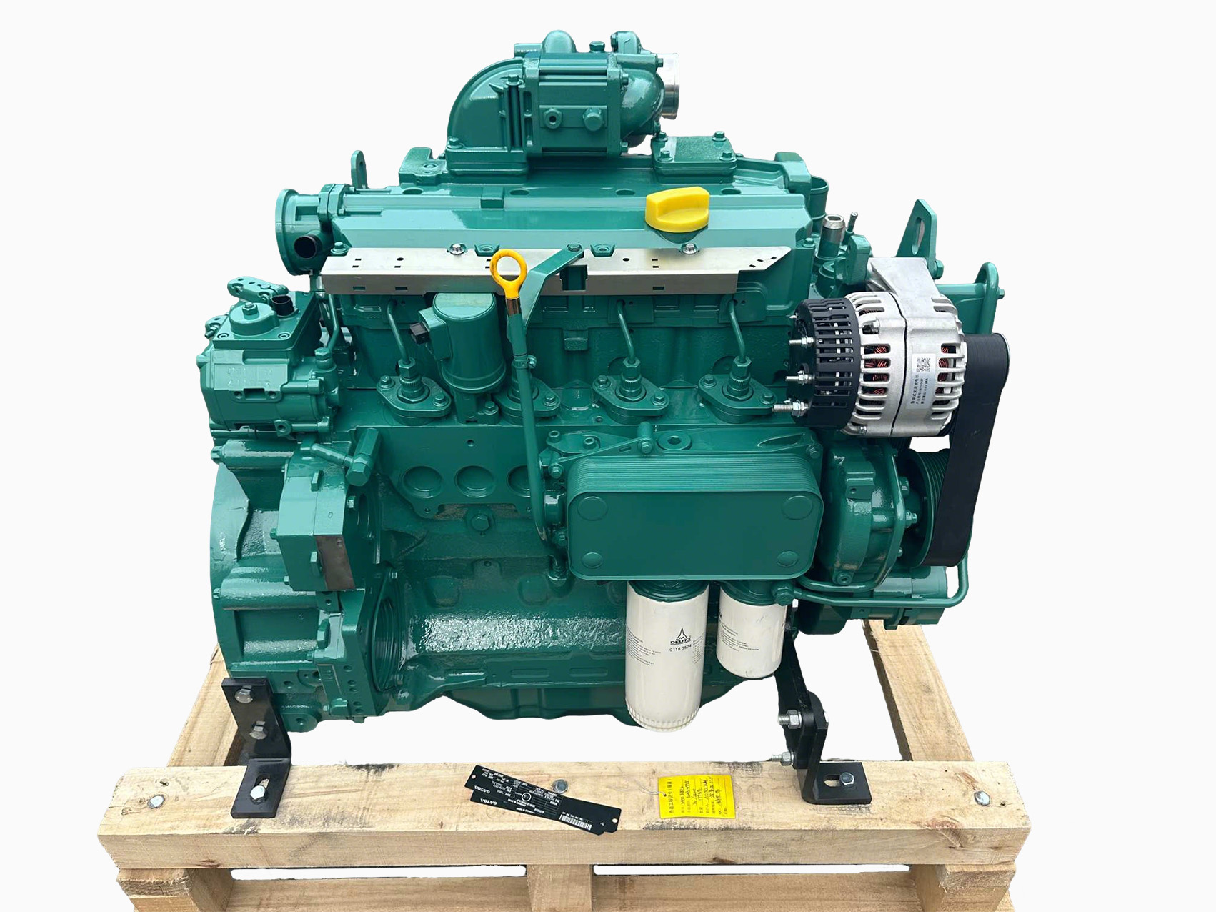 Volvo D4D EBE2 Diesel Engine 4.0L 4-Cylinder Turbocharged Motor for Volvo CE D4D-EBE2-engine-for-Volvo-EC140B-excavator-front