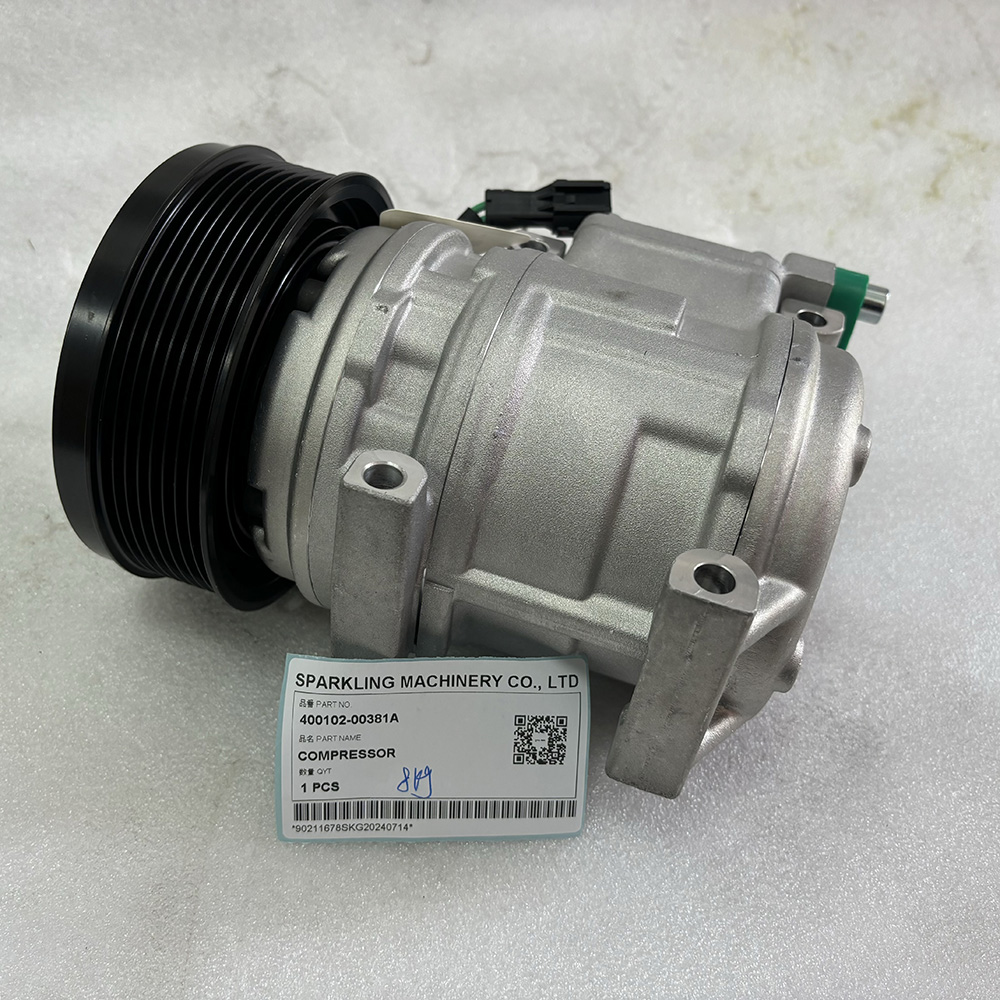 DOOSAN EXCAVATOR DX225 DX340LC 400102-00381A K1057338 COMPRESSOR