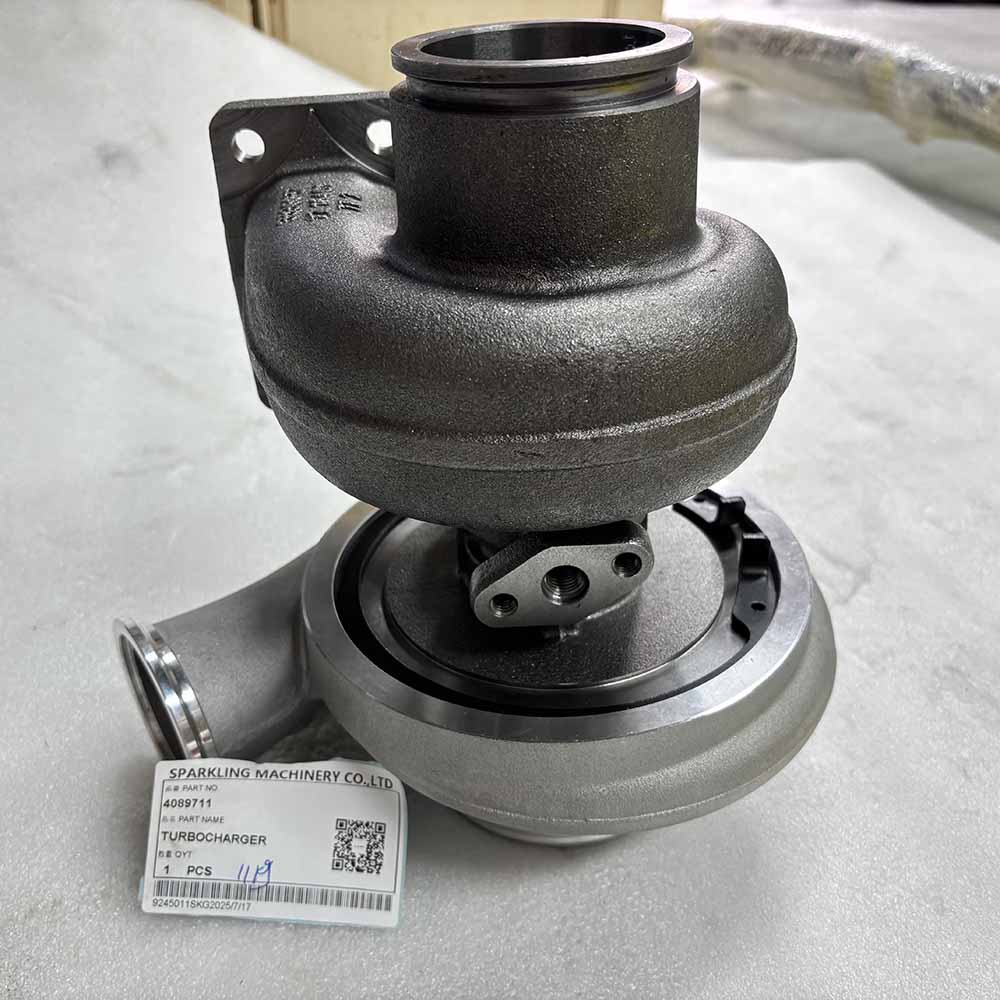EXCAVATOR PARTS MADE IN CHINA NEW PC200-6 PC200-7 PC220-6 PC220-7 4089711 TURBOCHARGER SPARKLING MACHINERY