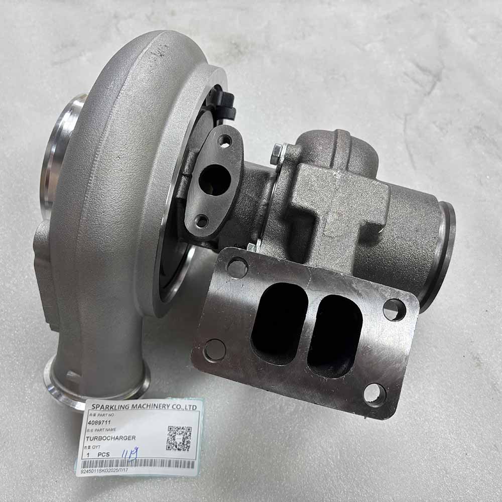 EXCAVATOR PARTS MADE IN CHINA NEW PC200-6 PC200-7 PC220-6 PC220-7 4089711 TURBOCHARGER SPARKLING MACHINERY