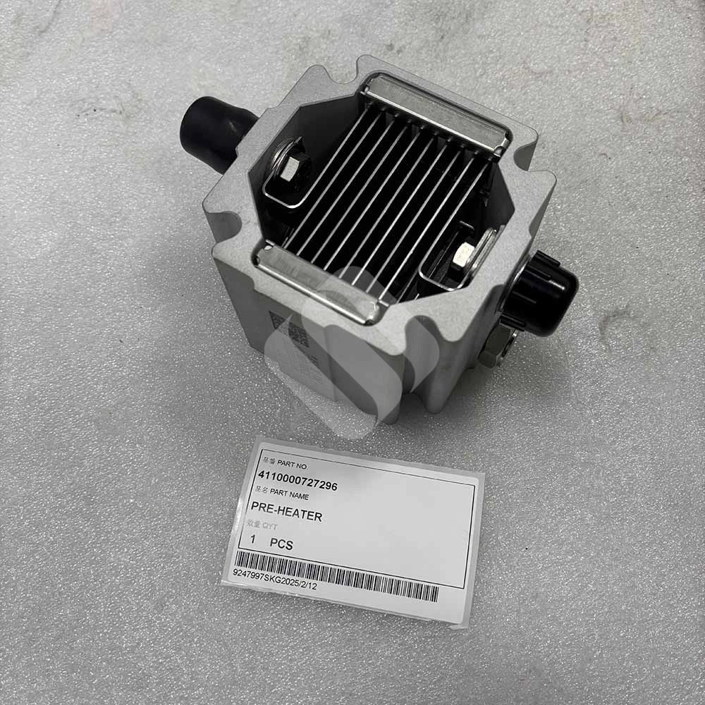 12-Volt 3-Amp 8KW 4110000727296 Pre-Heater - Construction Machinery Spare Parts Durable 8KW pre-heater for construction machines, 12V 3A, part number 4110000727296