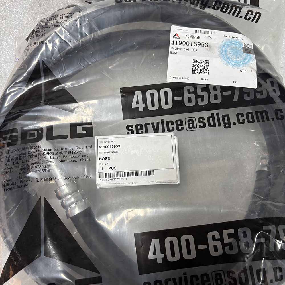 Genuine-SDLG-4190015953-high-pressure-hose-side-view