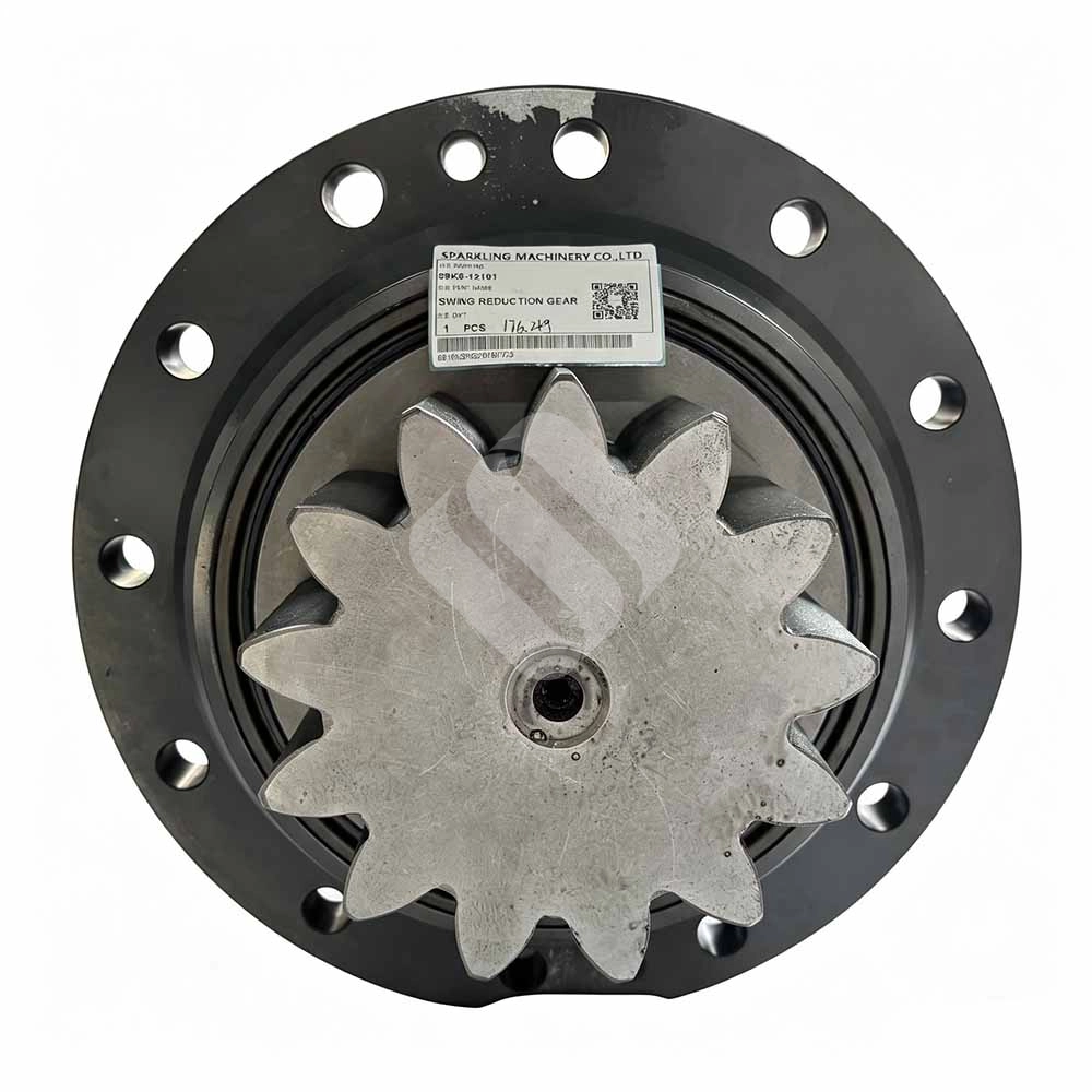 Genuine 39K6-12101 Swing Reduction Gear for Hyundai HX220 & HX220L Hyundai-HX220-replacement-swing-reduction-gearbox-39K6-12101-packaging