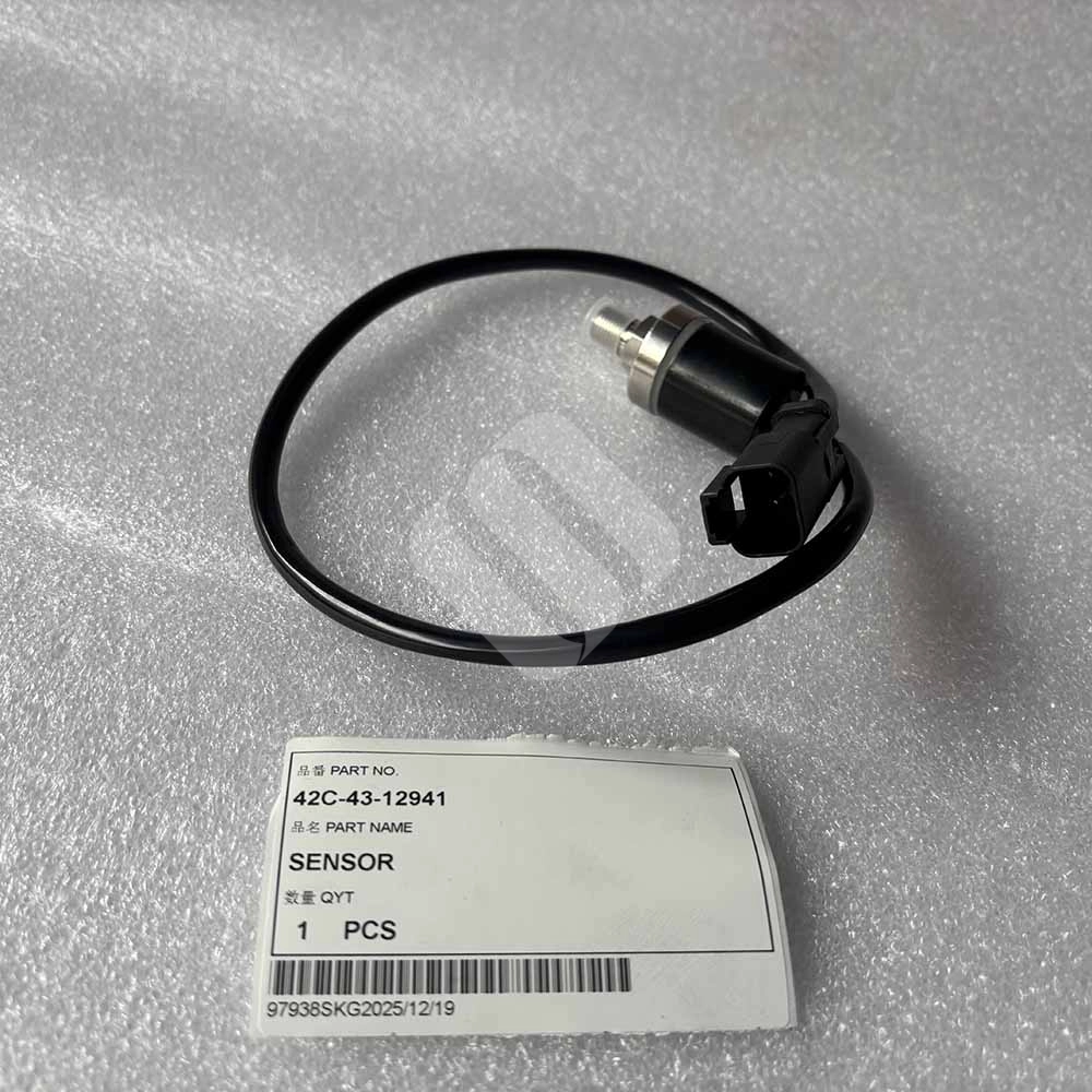 42C-43-12941 Sensor for Komatsu WA300L WA320 HM300-1 HM350-1 Heavy Equipment Replacement Part 42C-43-12941 sensor for Komatsu HM300-1 articulated dump truck