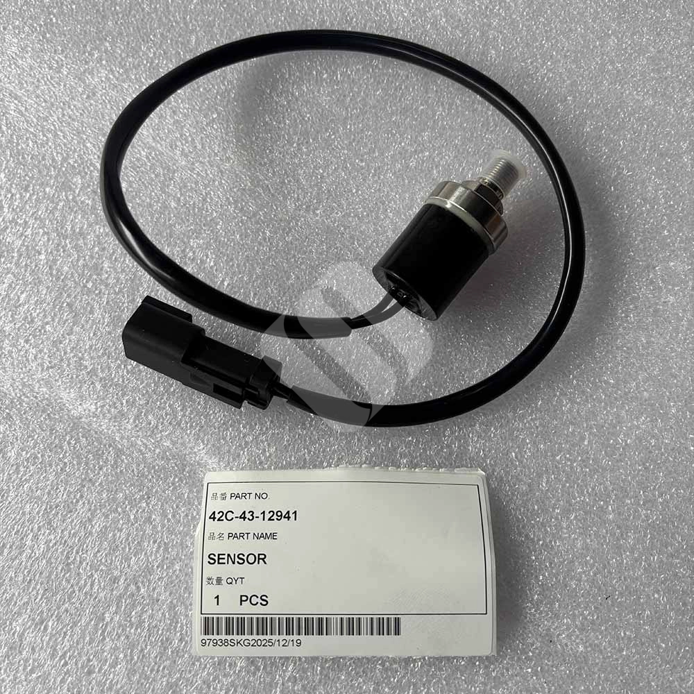 42C-43-12941 Sensor for Komatsu WA300L WA320 HM300-1 HM350-1 Heavy Equipment Replacement Part 42C-43-12941 sensor compatible with Komatsu WA300L wheel loader