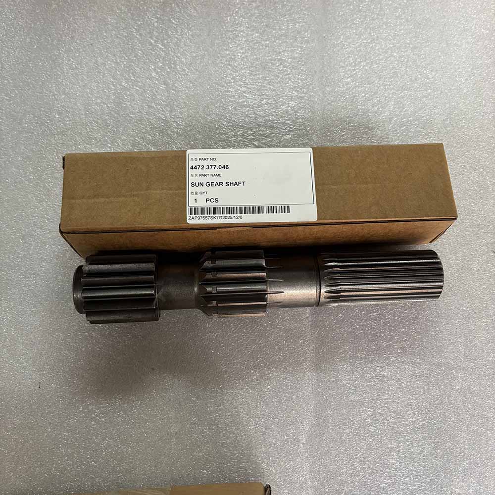 Sun Gear Shaft 4472.377.046 for Hyundai R170W-7 Excavator - Sparkling Machinery