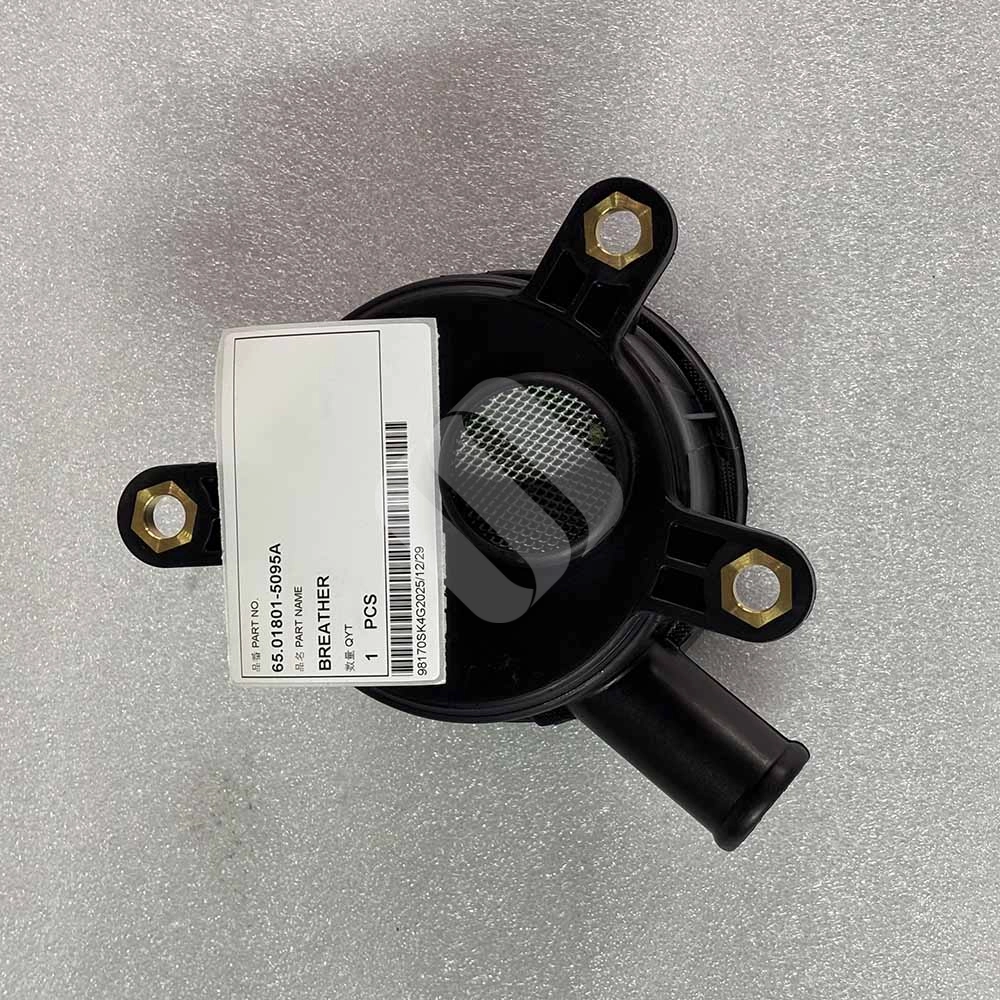 Construction Machinery Spare Parts 65.01801-5095A Breather for Doosan SOLAR 290LC-V SOLAR 290LL Excavators Construction machinery engine breather Doosan