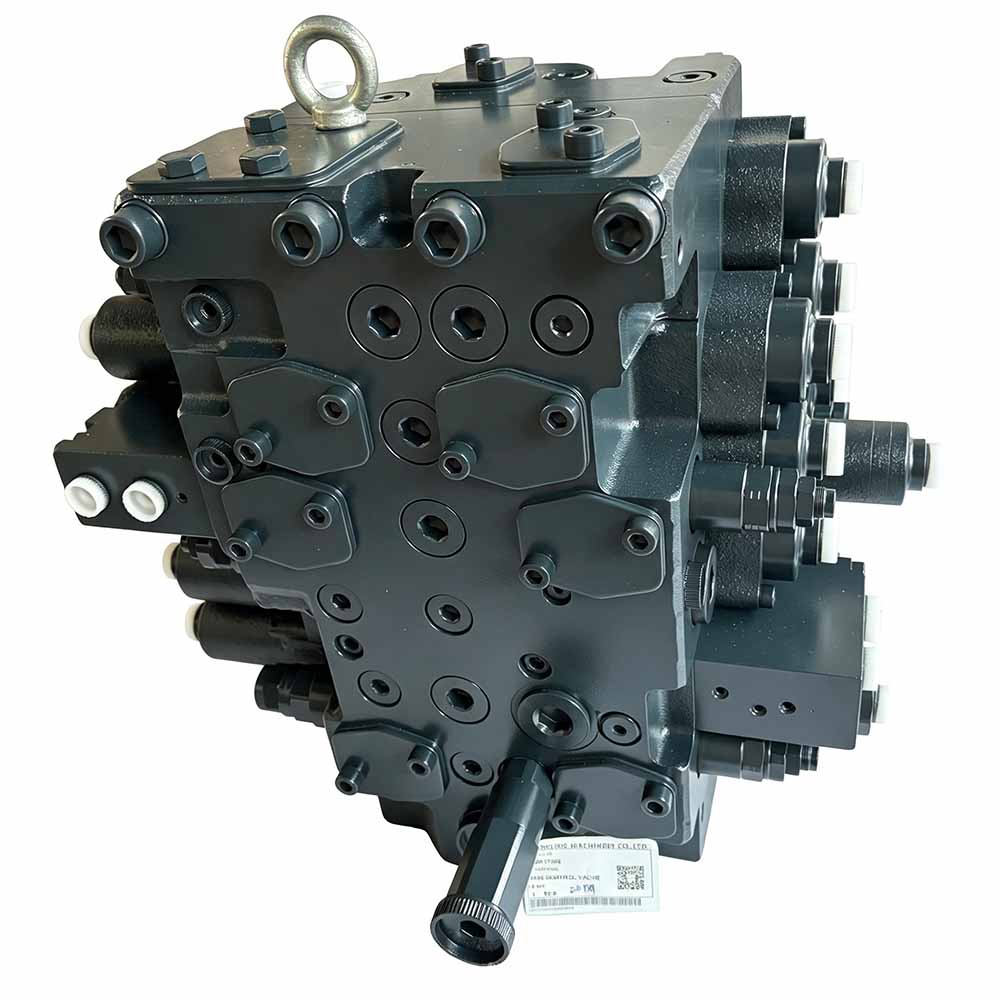 Genuine 31Q8-17002 Main Control Valve for Hyundai R290LC-9 & R300LC-9A Heavy-duty black hydraulic control valve block for industrial machinery
