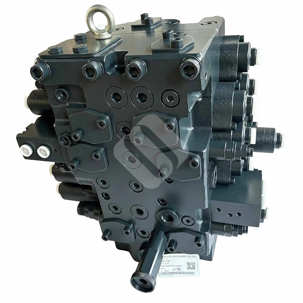 Genuine 31Q8-17002 Main Control Valve for Hyundai R290LC-9 & R300LC-9A Heavy-duty black hydraulic control valve block for industrial machinery