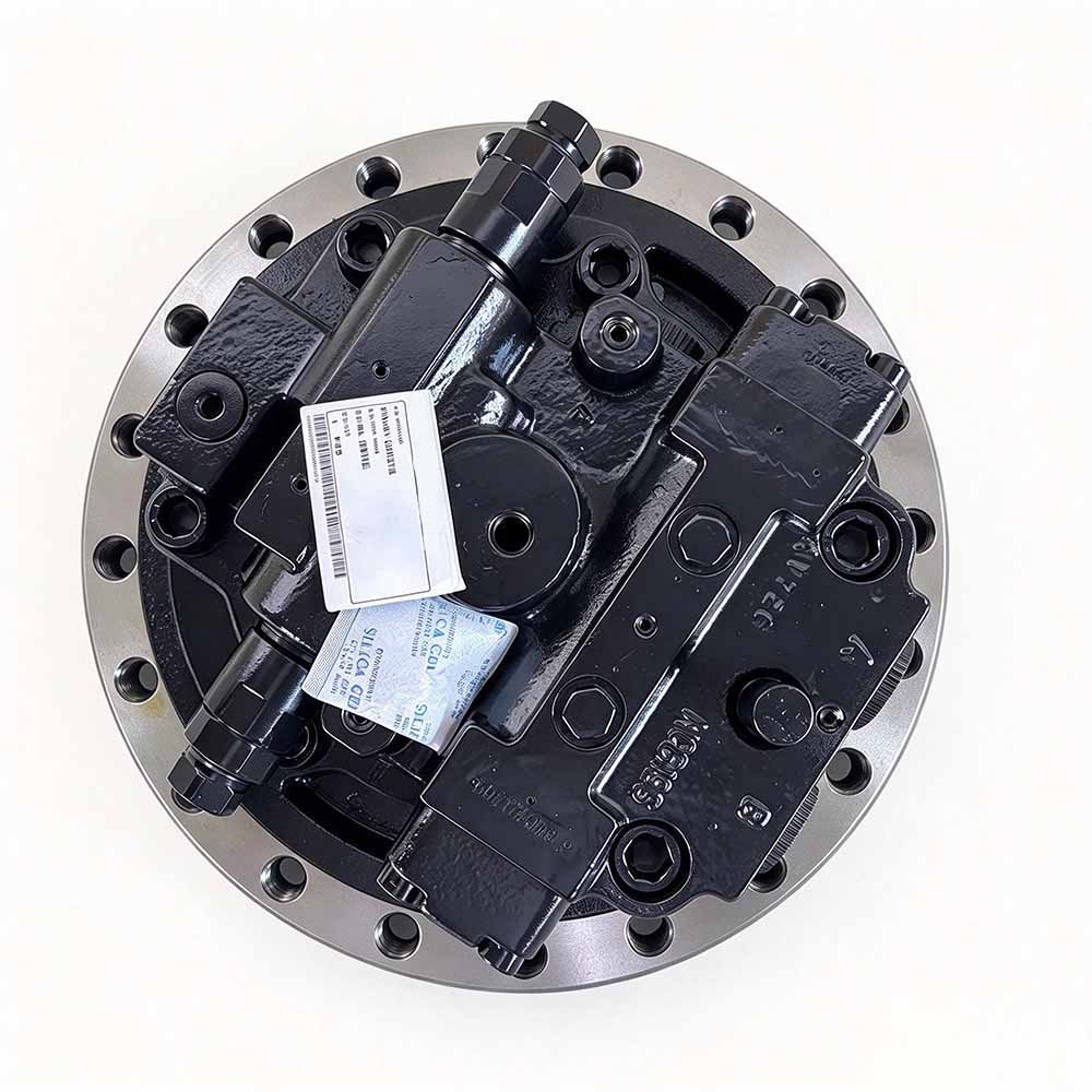 Genuine-Doosan-170401-00027B-hydraulic-travel-motor-and-gearbox-side-view