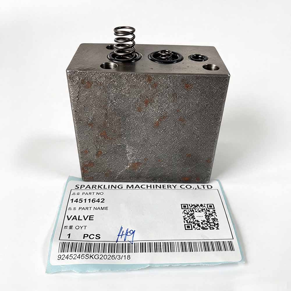 Volvo-EC460-replacement-hydraulic-relief-valve-14511642-poppet-close-up