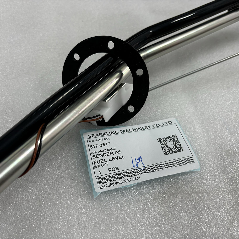 fuel level sender assembly (tank transmitter) manufactured for Caterpillar (Cat) heavy machinery 415 416F2 420F2 426F2 432F2 450E 517-3517 5173517