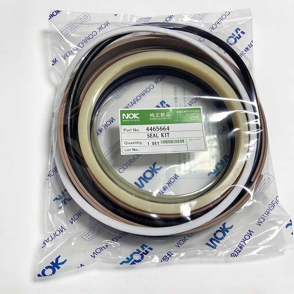 Hitachi-EX1200-5-replacement-cylinder-seal-kit-4465644-rod-seal-close-up