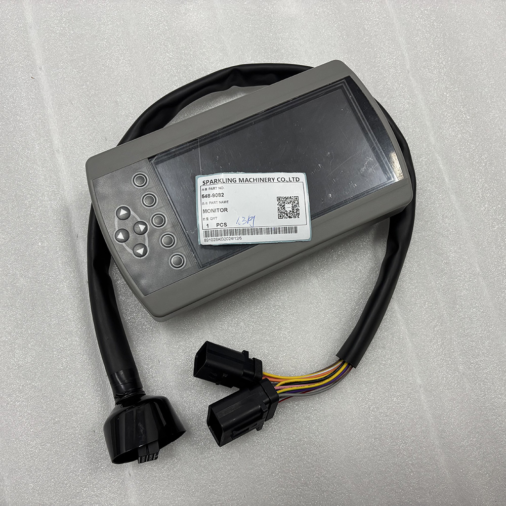 Caterpillar 548-9082 monitor, CA5489082 display, CAT operator monitor, CAT 318E L screen, 320D2 FM monitor GP, 352F-VG monitor group, CAT excavator control panel, CAT monitor replacement part, OEM Caterpillar display