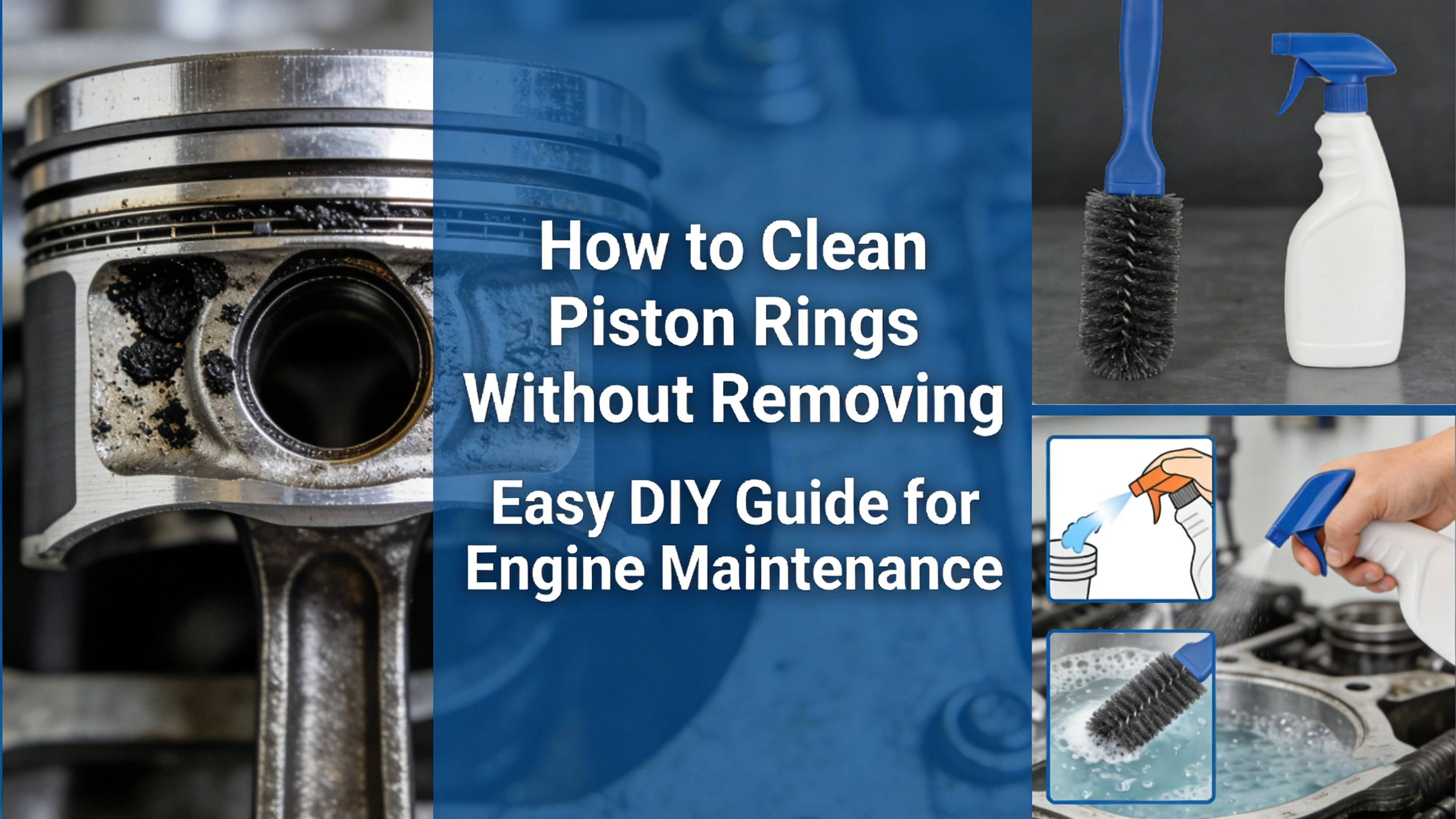 How to Clean Piston Rings Without Removing