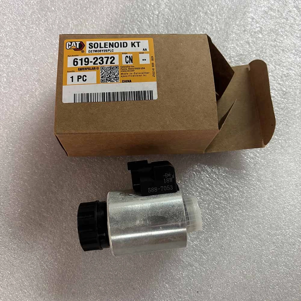 619-2372 fuel shutoff solenoid for Caterpillar C4.4 and 3054C engine