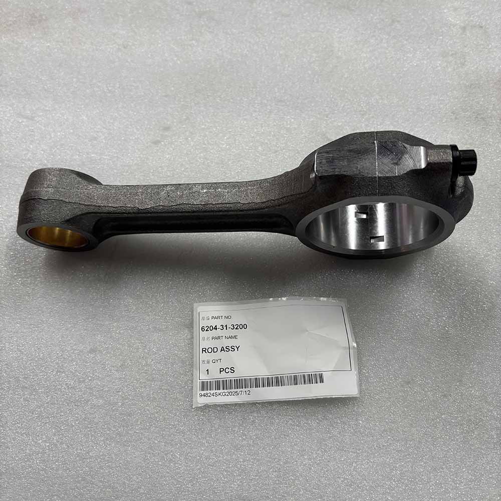 KOMATSU EXCAVATOR PARTS MADE IN CHINA NEW 4D95LE S4D95LE WA65 WA70 WA80 6204-31-3200 ROD-ASSY SPARKLING MACHINERY