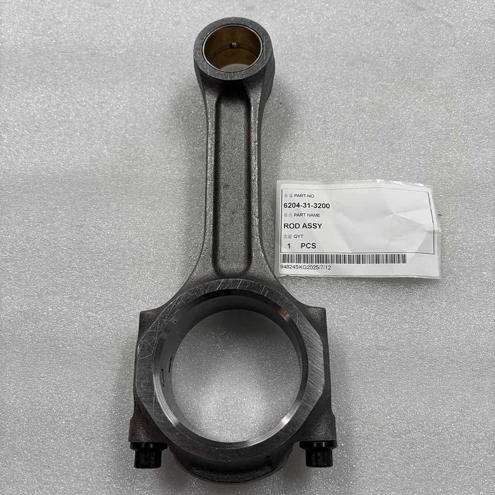 KOMATSU EXCAVATOR PARTS MADE IN CHINA NEW 4D95LE S4D95LE WA65 WA70 WA80 6204-31-3200 ROD-ASSY SPARKLING MACHINERY