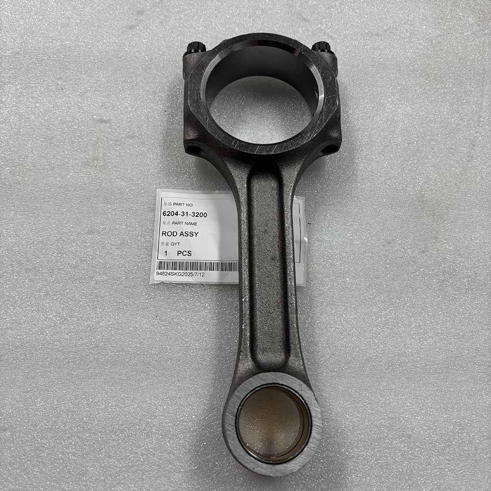KOMATSU EXCAVATOR PARTS MADE IN CHINA NEW 4D95LE S4D95LE WA65 WA70 WA80 6204-31-3200 ROD-ASSY SPARKLING MACHINERY